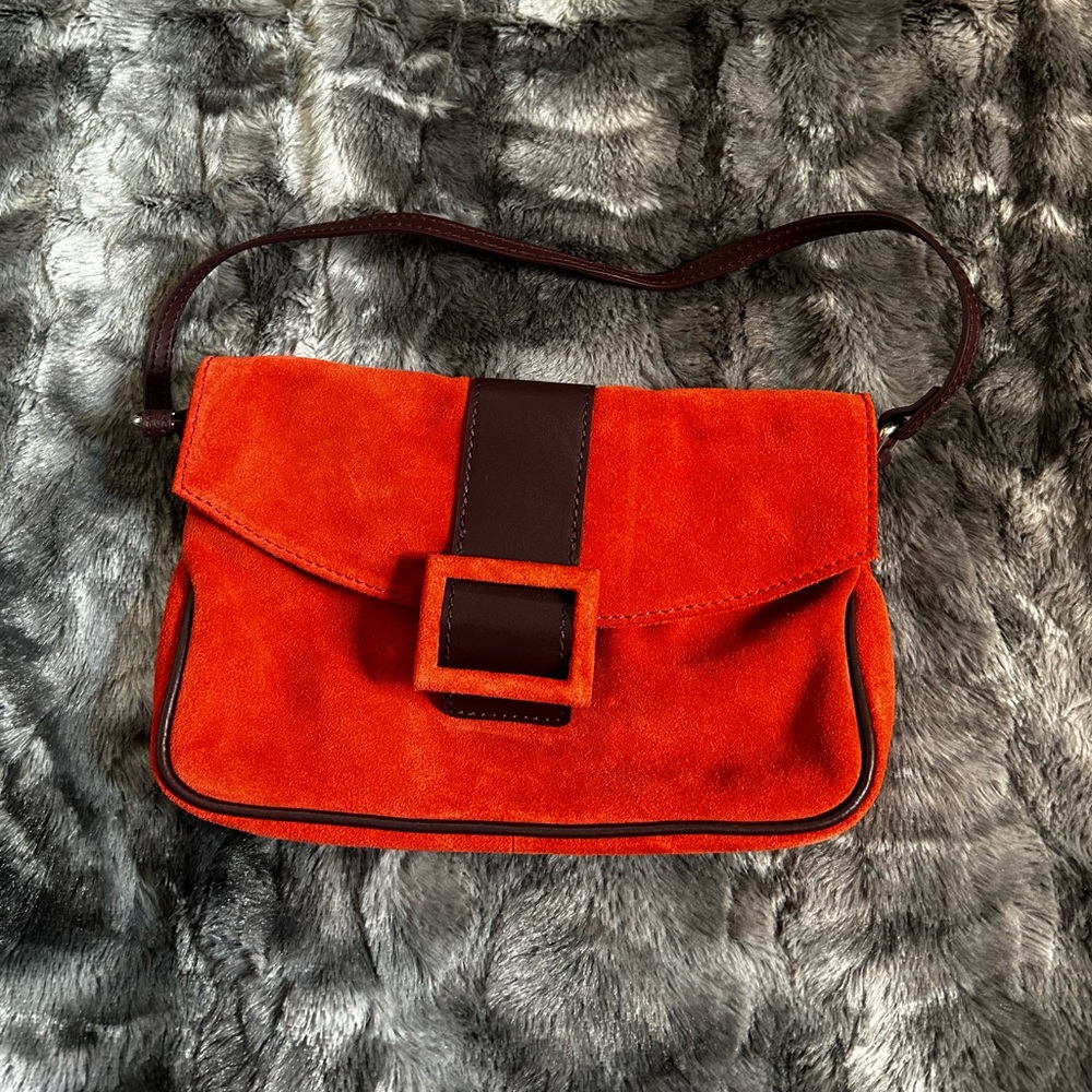ASOS suede shoulder bag